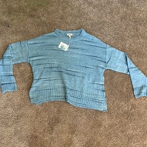 NWT blue ana sweater